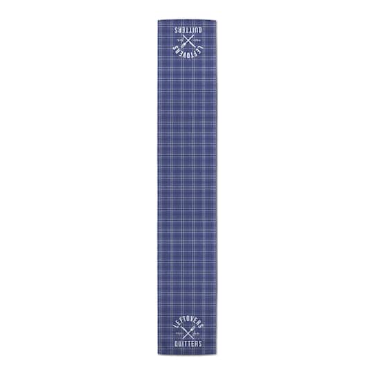 90&#x22; Leftovers Plaid Polyester Twill Table Runner